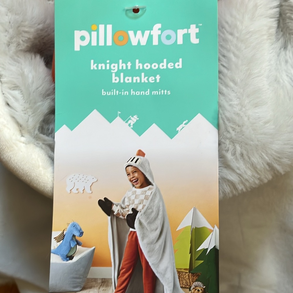 Pillowfort Knight Hooded Blanket - Picture 3 of 3